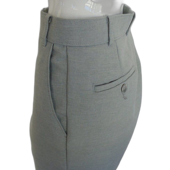 new LEVI'S Action Slacks, 38x34, Light Gray, 1984 Vintage, Sta-prest Clasp waist - Picture 5 of 15